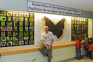 Butterfly
                    Wall at Carleton with Rick Cavasin - Oct. 2011